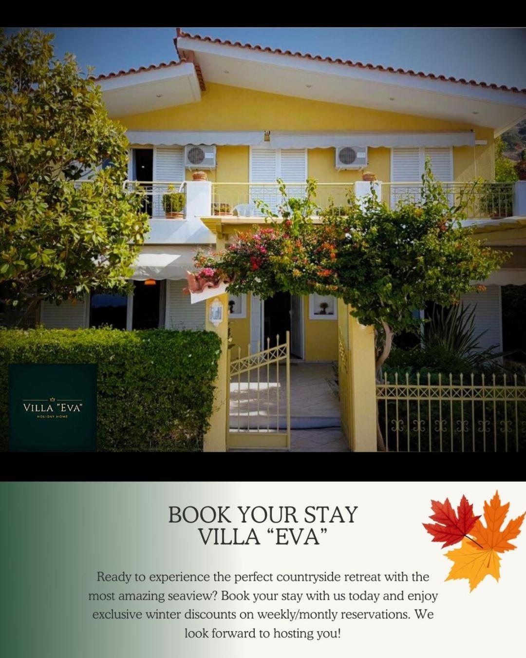 Villa "Eva" - Entire Beachfront Holiday Home - 4S Agia Marina  Eksteriør bilde